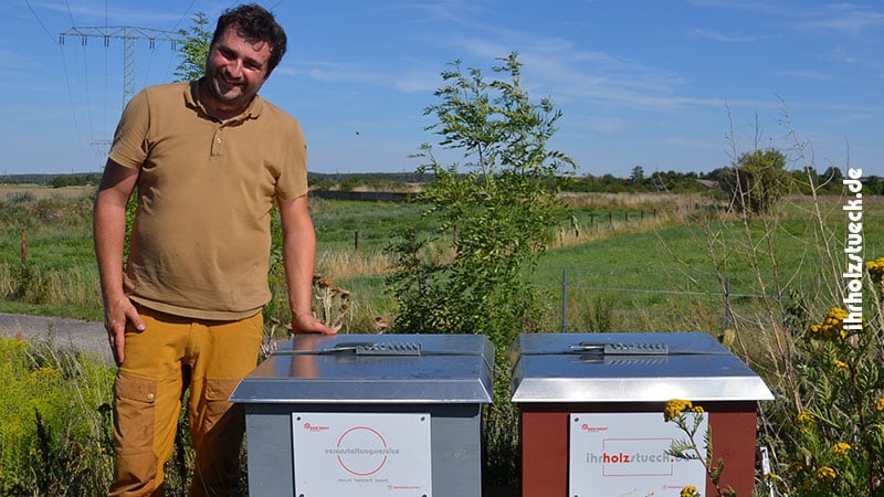 Sebastian Habel vom Bienenkollektiv ist der Imker unseres Vertrauens